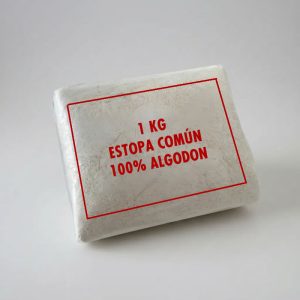 ESTOPA COMÚN CRUDO 1 KG 100% Algodón